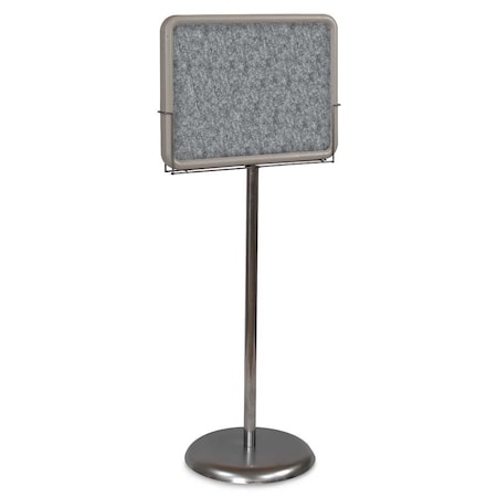United Visual Products Corkboard, Brnz, Forbo, 3 Door, 72 x 48" UV307-BRONZE-FORBO